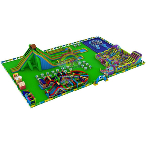 Parc d'attractions gonflable commercial en PVC de 0,55 mm, intérieur/extérieur, personnalisable, avec kit de réparation inclus, pour événements - Product Image 2