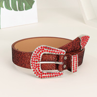 Ceinture unisexe tendance avec boucle à ardillon, style punk décoratif, pour la mode transfrontalière, vente en gros, style Internet Red, Yiwu