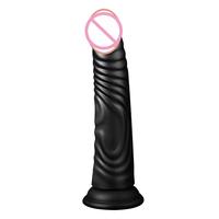 Dildo realista de silicona líquida para mujer, simulación anal con ventosa, correa para lesbianas, consolador curvo 100% impermeable, juguetes sexuales para adultos