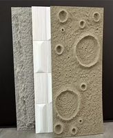 Panneaux muraux flexibles en pierre artificielle moderne en polyuréthane, imitation PU, épais, imperméables, pour extérieur, escalier, hôtel, chambre à coucher, centre commercial