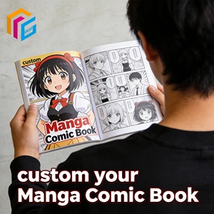 <span class=keywords><strong>Libri</strong></span> Personalizzati Riciclabili con Copertina Morbida, Stampa <span class=keywords><strong>di</strong></span> Fumetti, Manga, Anime e Romanzi, Bordo Spruzzato - Product Image 1