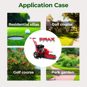 Mesin Penggali Parit Dorite Walk-behind Bensin 24 inci Lebar Parit 10cm Mini 15hp 60cm Kedalaman Penggalian Bensin 600mm Mesin Penggali Rantai - Product Image 3