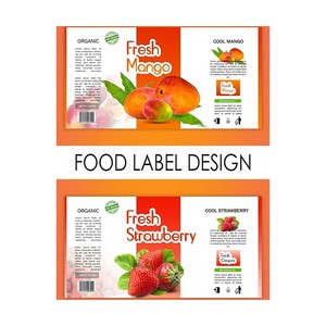 In ấn in logo chai nước trái cây cho nhãn trắng túi dầu gội đầu tùy chỉnh nhãn dán mật ong Sản phẩm vật liệu chai nước trái cây - Product Image 4