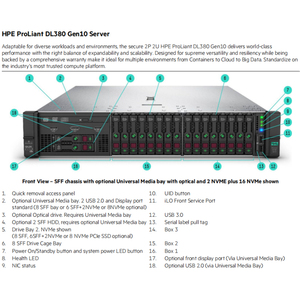 Serveur Rack 2U Reconditionné DL380 Gen10 Plus Gold 5317*2 12LFF 800W 2x3.0GHz Garantie 3 Ans Origine Chine Logiciel Personnalisé En Stock - Product Image 4