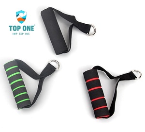 Top One Yoga Gym Fitness Tpe 200lbs Tube de cheville 11 pièces ensemble de bandes de résistance tirer la corde avec poignée - Product Image 2