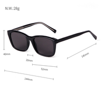Lunettes de soleil tendance 2025, logo personnalisé, monture carrée, lunettes de soleil de créateur pour hommes, lunettes de soleil UV 400
