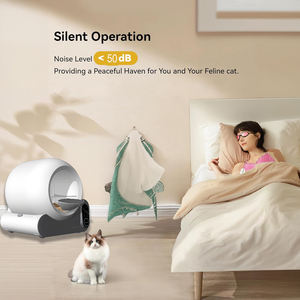 <span class=keywords><strong>Caja</strong></span> de <span class=keywords><strong>arena</strong></span> para gatos de autolimpieza automática Robot inteligente con aplicación de eliminación de olores Material de <span class=keywords><strong>arena</strong></span> 10kg de peso - Product Image 4