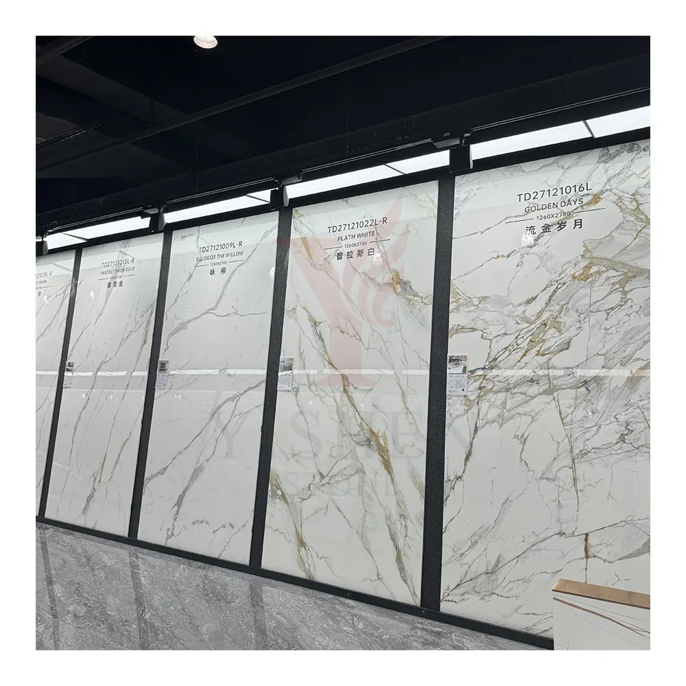 Best Price Sintered Stone Tile Factory Customized Porcelain Floor Tile Polished Sintered Stone Marble Look Slabs