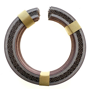 B-42 92*16*0.8mm bois incrusté <span class=keywords><strong>guitare</strong></span> classique Soundhole Rosette <span class=keywords><strong>pour</strong></span> pièces de <span class=keywords><strong>guitare</strong></span> - Product Image 1