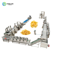 Complete productielijn voor aardappelchips van voedselveilig 304 roestvrij staal
