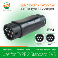 Adaptateur de charge pour véhicule électrique neuf, Sigma Type1 Type2 GBT CCS1 CCS2 J1772, prise AC DC
