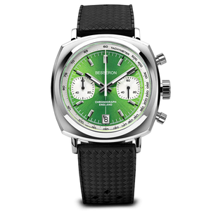 Montre chronographe à quartz pour homme en acier personnalisée, bracelet en cuir lumineux de luxe avec nouveau design, célèbre Relogio - Product Image 1
