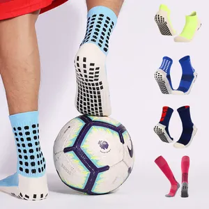 Özel Logo yastık kavrama spor çorap kaymaz futbol futbol basketbol pamuk ekip çorap