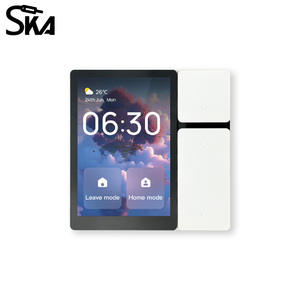 Cw42t Tuya Thông Minh 3.5 Inch Điều Khiển Trung Tâm Màn Hình Hồng Ngoại Phổ Điều Khiển Từ Xa 3 Rơle 3 Gang Nút Chuyển Đổi Wifi Alexa Nhà - Product Image 1