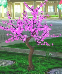 Red Led <strong>Lighted</strong> Cherry Blossom Tree <strong>Branches</strong> Led Tree Light Pine Leaf - Product Image 2