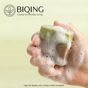 Barra de Champú Anticaída con Jengibre, Jabón Calmante para el <span class=keywords><strong>Cuero</strong></span> <span class=keywords><strong>Cabelludo</strong></span> con Artemisia, Barra Limpiadora Capilar Natural con Bayas de Jabón para Reparación del Cabello Fino - Product Image 2