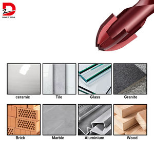 DZ ensemble de forets de maçonnerie à haute teneur en cobalt 10 pièces pour carrelage verre/métal brique céramique plastique Premium forets à <span class=keywords><strong>béton</strong></span> - Product Image 6