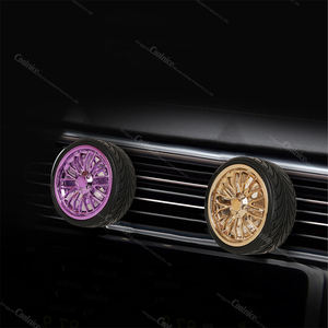 Diffuseur d'air pour voiture en forme <span class=keywords><strong>de</strong></span> mini-roue 3D, style moderne, décoration automobile, rechargeable, clips en plastique, cadeau - Product Image 3