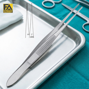 Pinzas Quirúrgicas Rectas Dentadas para Cirugía General, Instrumento Manual Clase I con Certificación CE, Diseño Personalizable - Product Image 2