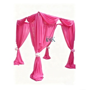 Kit de tubes carrés télescopiques avec barres transversales et montants pour décorations événementielles - Product Image 1