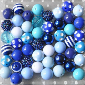 Vente en gros de 50 pièces de perles acryliques Bubblegum de 20 mm, perles de gomme à mâcher roses populaires en vrac avec placage or 18 carats pour la fabrication de bijoux - Product Image 6