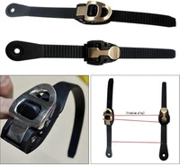 Sangles de fixation de snowboard SUNMATE, boucle à cliquet réglable, nylon durable, remplacement pour les fixations Burton pour hommes, orteils et chevilles