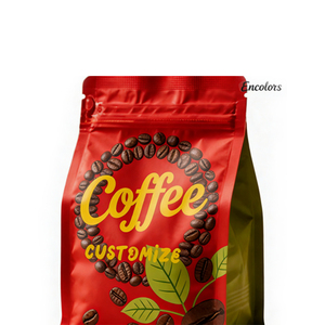 บรรจุภัณฑ์กาแฟแบบซองพิมพ์ลายตามสั่งขายส่ง ถุงโดយแพ็คแบบก้นแบน ซองกาแฟแบบก้นแบน - Product Image 4