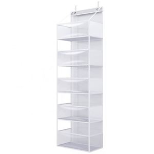 PVC Transparent Hot Sale Baskets Wholesale Low Price Hospital Hotel Nursery Door Crib and Hanging Storage Organizer with <b>Hooks</b> - Product Image 1