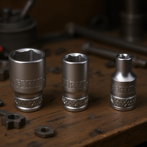 Juego de Llaves de Tubo Hexagonales Fervi, Cromadas, Grado Industrial, para Reparación Automotriz, Serie Normal, 10mm, 12mm, 13mm - Product Image 3