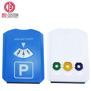 Disques <span class=keywords><strong>de</strong></span> <span class=keywords><strong>stationnement</strong></span> en plastique avec 3 jetons <span class=keywords><strong>de</strong></span> chariot, grattoir à glace pour pièces <span class=keywords><strong>de</strong></span> monnaie, pouces - Product Image 3