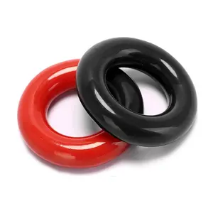 Anillo de acero inoxidable para entrenamiento de Golf, accesorio de entrenamiento de Golf duradero, 62mm, rojo/negro