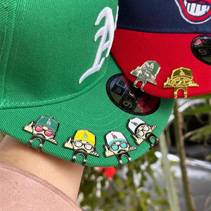 Vendita all'ingrosso di pini personalizzati Metalicos Para Las Gorras Del Beisbol Chapo Baseball <span class=keywords><strong>Hiphop</strong></span> Personalizados De Metal Alucines - Product Image 1