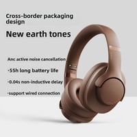 Nouveaux écouteurs supra-auriculaires ANC à réduction de bruit étanches 2026, conception intégrale, autonomie ultra-longue pour les voyages