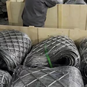 Draadgaas 304/316 roestvrij staal geweven groene plantenklimhulp. Gebogen type. Beschikbaar voor aankoop. - Product Image 6