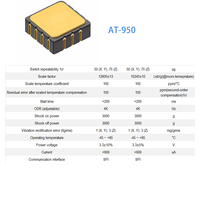 Sensor Acelerómetro Triaxial MEMS de Grado Industrial, Salida Digital, Rango de 40g, Sensor de Medición Inercial, Paquete Cerámico