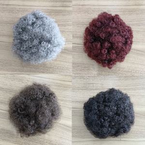 Moño de Pelo Sintético Afro Rizado, Cola de Caballo con Cordón, Moño de Pelo Esponjoso, Color OMBRE de Alta Calidad - Product Image 6