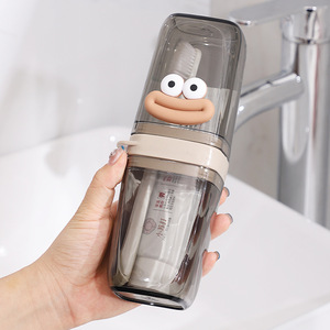 Juego de Portacepillos de Dientes y Vaso para Enjuague Bucal con Diseño de Dibujos Animados, con Jabonera para Almacenamiento en el Baño - Product Image 4