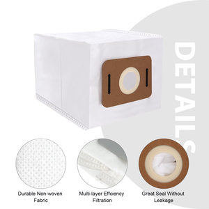 Bolsa de polvo de filtro para aspiradora <span class=keywords><strong>Atrix</strong></span> VACBP1 VACBP6 VACBP36V VACBPAI, filtro de tela no tejida, bolsa de polvo, accesorios de repuesto - Product Image 3