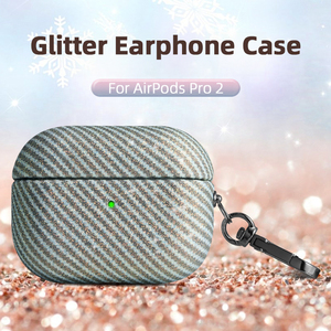 Housse pour écouteurs en Fiber de <span class=keywords><strong>carbone</strong></span> aramide de haute qualité dispositif de protection élégant pour casque <span class=keywords><strong>Airpods</strong></span> fabriqué en PC Durable - Product Image 5