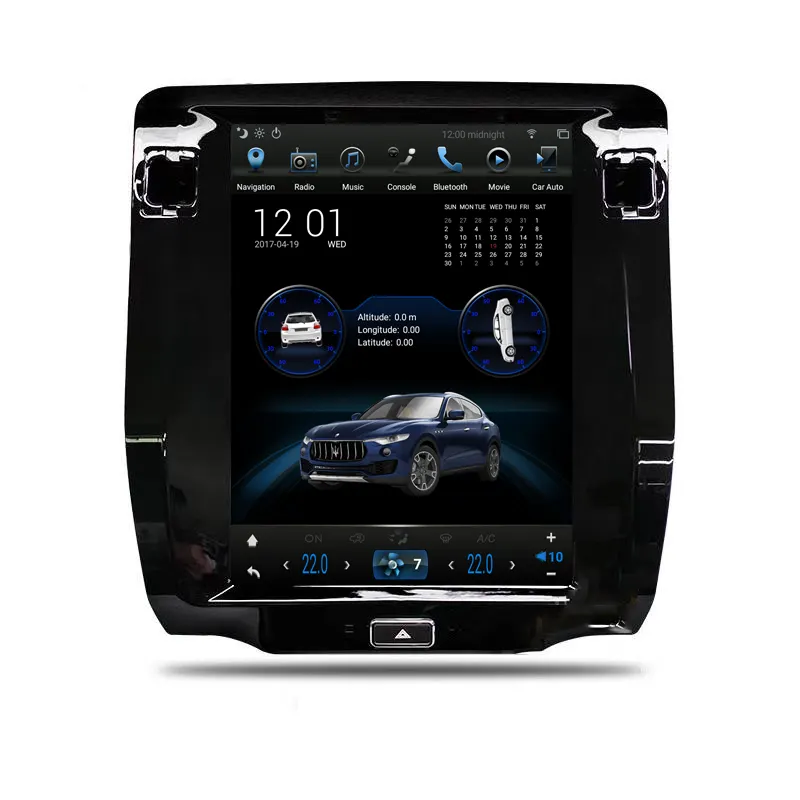 Car Radio Android For Maserati Quattroporte 2013~2020 Built in Carplay GPS Navigation Auto Video Multimedia MP3 Player Wifi