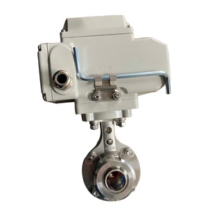 Válvulas de Mariposa de Acero Inoxidable de Grado Sanitario y Alimentario, Soldadas a Tope, de 6 Pulgadas OD152.4MM SS316L - Product Image 2
