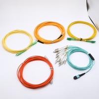Kabel kustom SC/LC/FC/ST-APC/UPC kabel Patch serat optik kabel Patch MPO