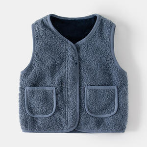 <span class=keywords><strong>Gilet</strong></span> d'hiver chaud et résistant au froid pour enfants, nouveau <span class=keywords><strong>gilet</strong></span> en peluche monochrome <span class=keywords><strong>sans</strong></span> <span class=keywords><strong>capuche</strong></span>, <span class=keywords><strong>gilet</strong></span> décontracté à la mode pour enfants - Product Image 3