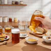 Bouteille souple PET personnalisable avec logo, 40 ml et 190 ml, pour sauce chili, ketchup, miel, avec bouchon à vis, emballage pour bouteille de sauce ketchup