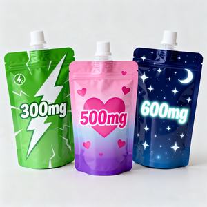 Многоразовые пакеты-дойпаки с носиком для пищевых продуктов, термосвариваемые, из трехслойной матовой алюминиевой фольги, 60 мл, 100 мл, для желе и соков - Product Image 1