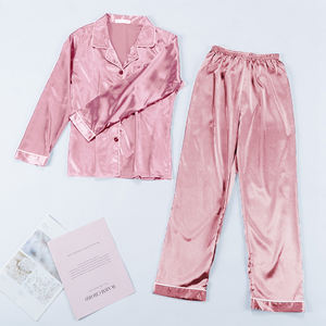 Ladies Intimate Wholesale Loungewear Lingerie deux pièces Vêtements de nuit en soie Pyjamas doux Vêtements de nuit pour femmes - Product Image 3