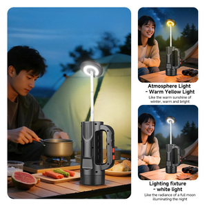 Nouvelle lampe de camping LED portable à haute luminosité, moderne, résistante à la pluie, en ABS+PC+alliage d'aluminium, couleur/taille personnalisable - Product Image 4
