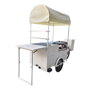 รถสามล้อไฟฟ้าขายอาหารเคลื่อนที่สำหรับขายกาแฟ เครื่องดื่ม ไอศกรีม และอาหารริมทาง - Product Image 1