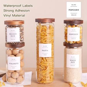 Bocaux de conservation en verre de différentes tailles avec couvercles, récipients de stockage alimentaire en verre personnalisés pour la cuisine, bocaux à épices Mason avec couvercles en acacia - Product Image 3