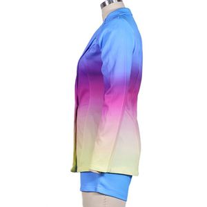 Neuestes Design Zweiteiler Damenkleidung Büro-Damen Shorts und Langarm V-Ausschnitt Casual <span class=keywords><strong>Blazer</strong></span> für Damenanzüge - Product Image 3